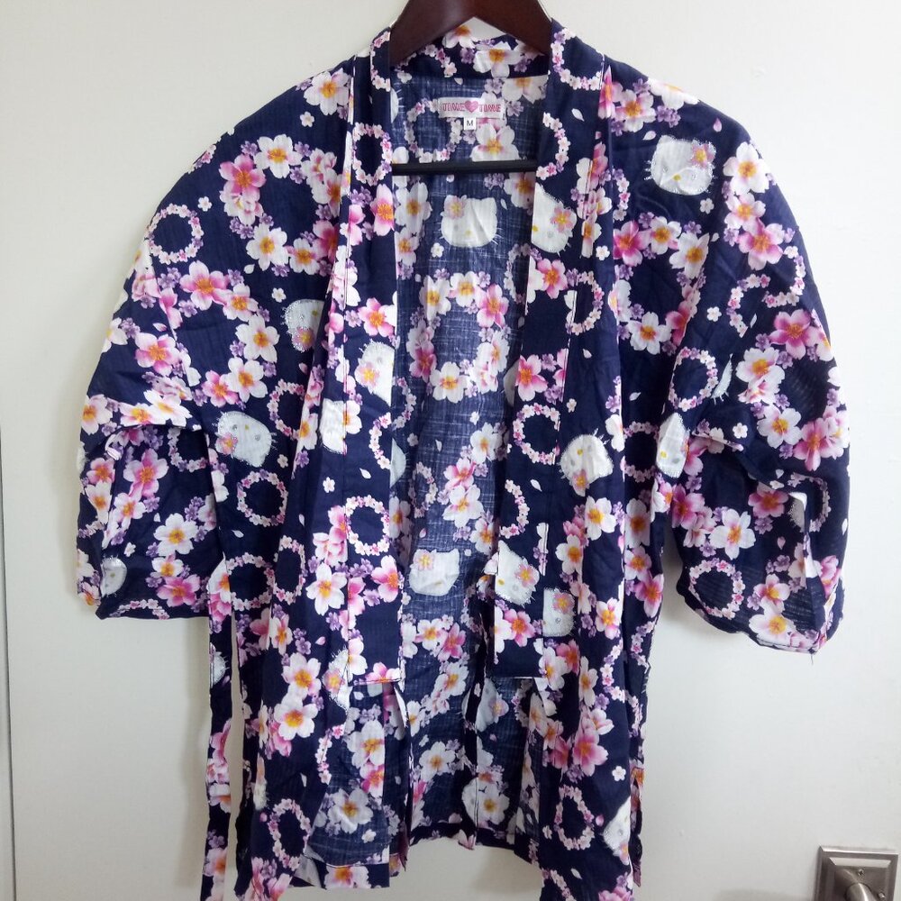'Time & Time", Hello Kitty, Older Girls, Smaller Woman's Robe Jacket